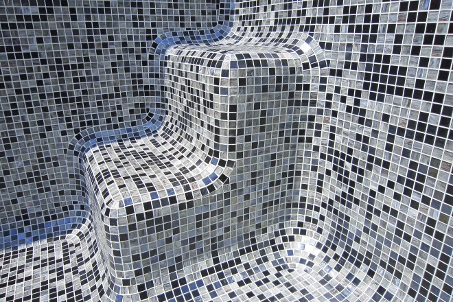 piscine pate de verre dolce mosaic reference perla nera concept mosaic