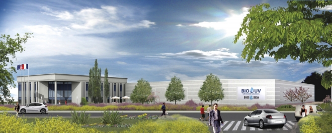 vue 3d nouveau batiment bio uv