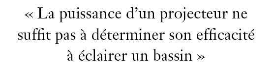 projecteur led piscine 