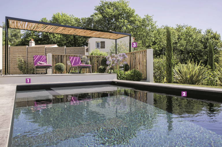 Piscine et jardin en harmonie contemporaine