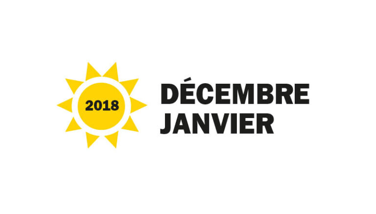 POINT MÉTÉO DÉCEMBRE 2017 – JANVIER 2018
