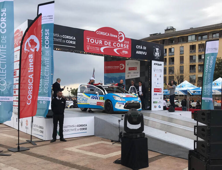 Mondial Piscine, partenaire de la course Corsica Linea