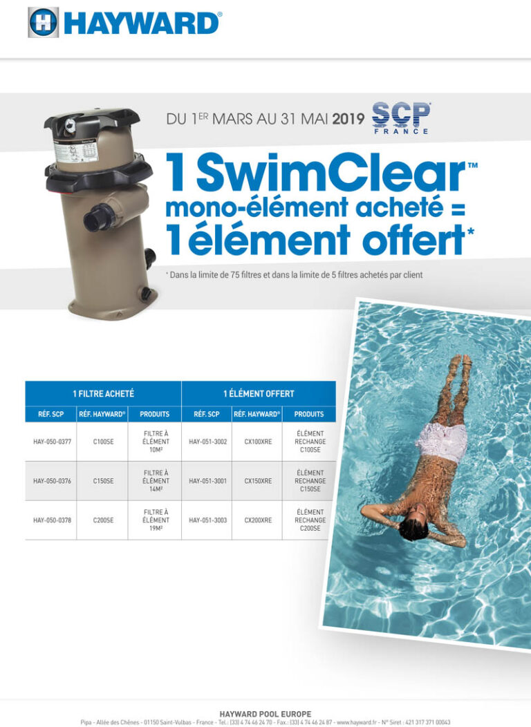 Filtres SwimClear mono-éléments