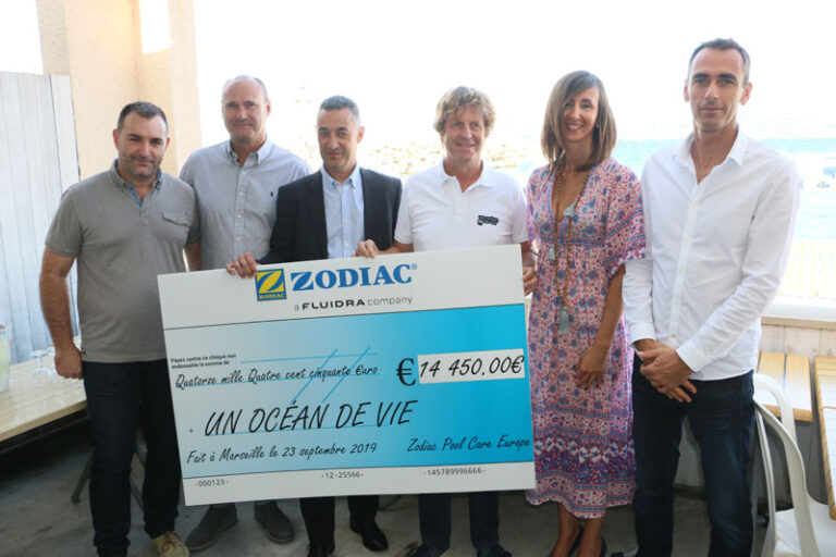 Zodiac® : un chèque de 14 500 € pour l’association « Un océan de vie »