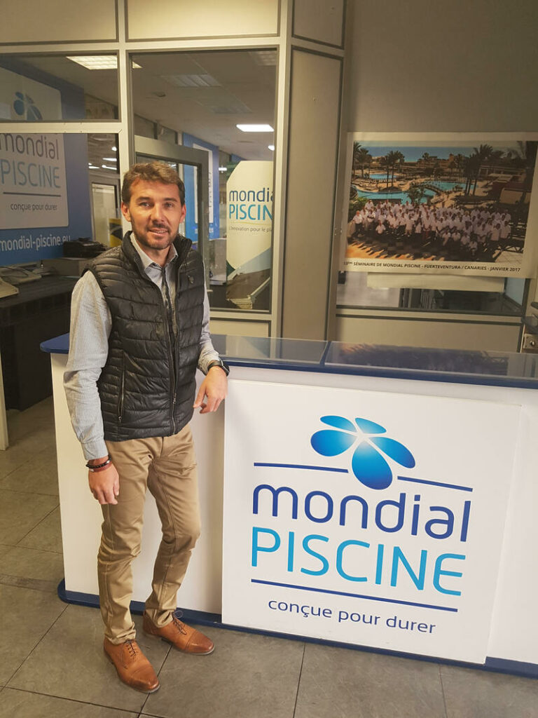 Sébastien Souillat, nouveau développeur chez Mondial Piscine