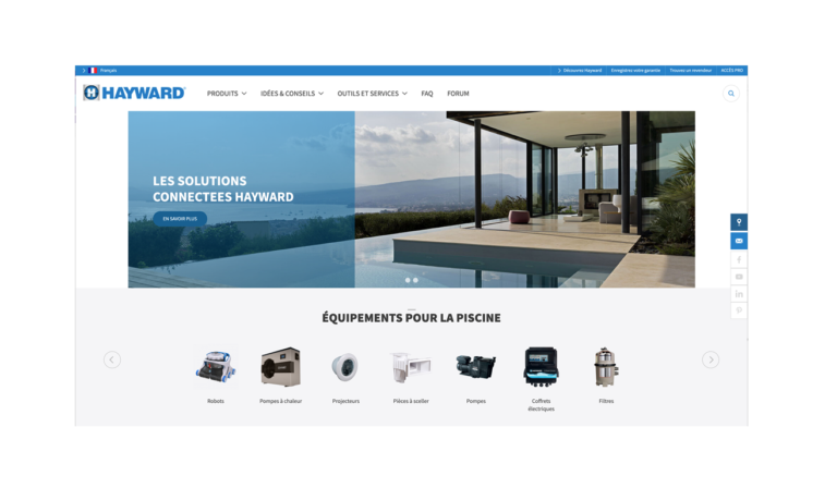 Hayward dévoile son nouveau site internet