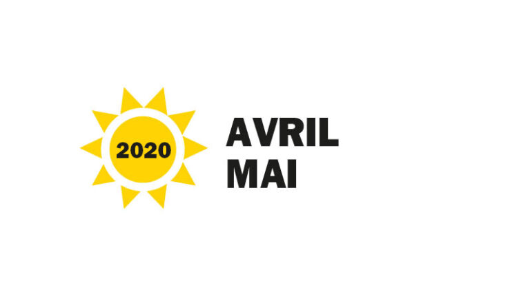 Le point météo avril – mai 2020