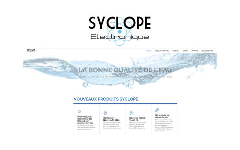 Nouveau site internet pour Syclope Electronique