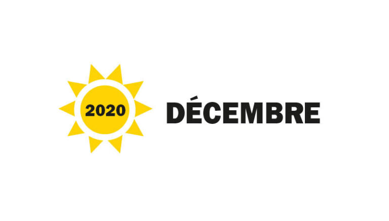 LE POINT MÉTÉO – DÉCEMBRE 2020