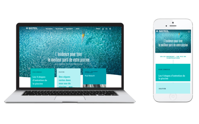 Bayrol présente son nouveau site internet