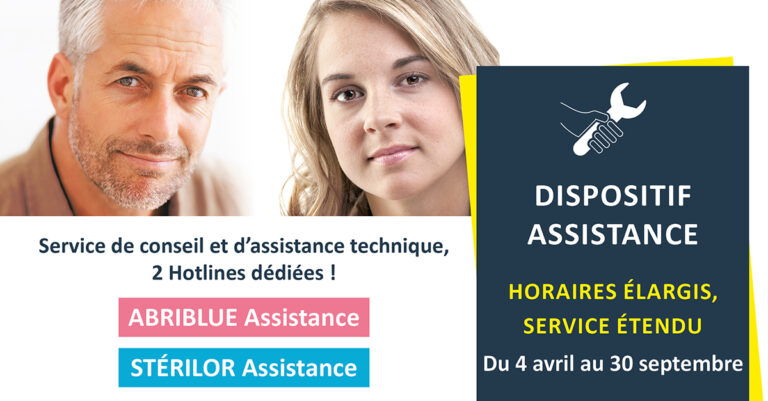 Relance du dispositif AS Pool assistance pour Abriblue et Stérilor