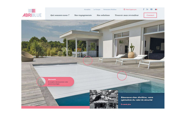 Abriblue présente son nouveau site internet